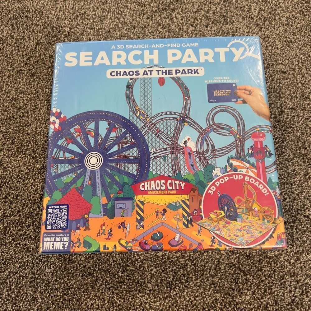 NEW Search Party Chaos at the Park 3D Search & Find Adventure Game What Do You M